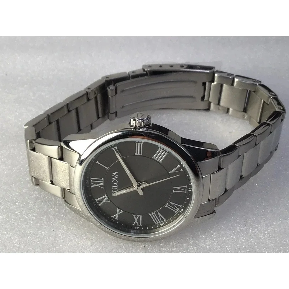 Bulova 96L272 Women's Classic Silver Bracelet Watch 32MM NIB